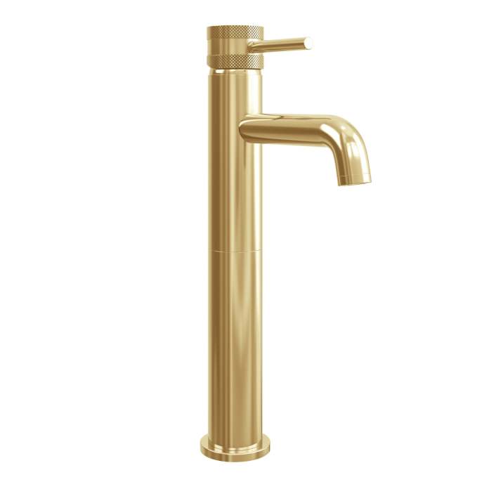 Scudo Core Tall Mono Basin Mixer, Black