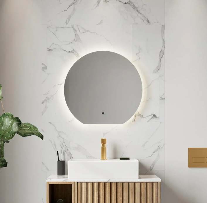 Scudo Alba LED Mirror, 600 x 560mm