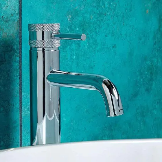 Scudo Core Tall Mono Basin Mixer, Chrome