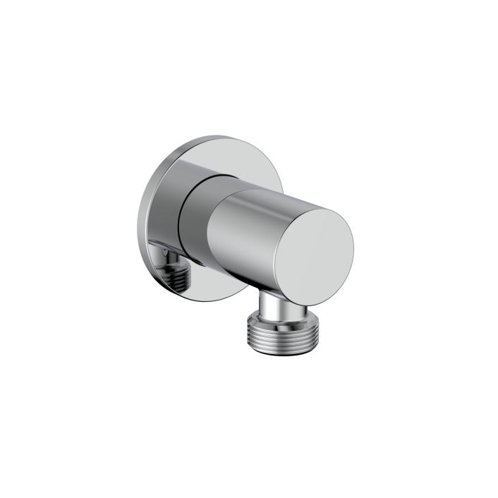 Scudo Rainford Round Outlet Elbow, Chrome