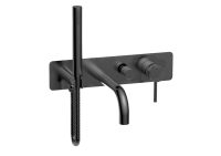 Scudo Core Wall Mounted Bath Shower Mixer, Gunmetal