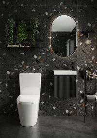 Scudo Linea Rimless Fully Back to Wall WC Pan & Seat