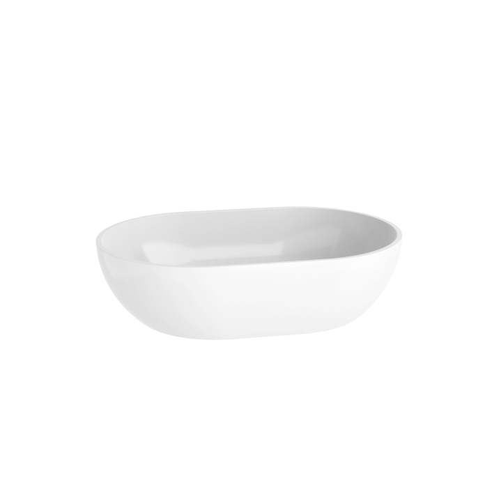 Scudo Élan Aurevia Sculpted Countertop Basin – High Gloss White