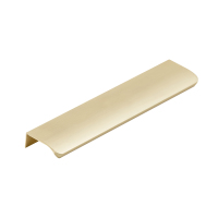 Scudo Aldwyn Flat Handle, Brushed Brass — 200mm