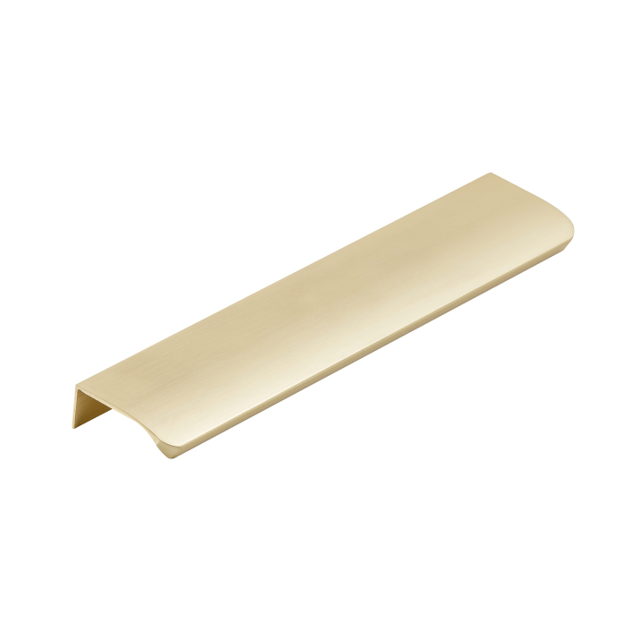 Scudo Aldwyn Flat Handle, Brushed Brass — 200mm