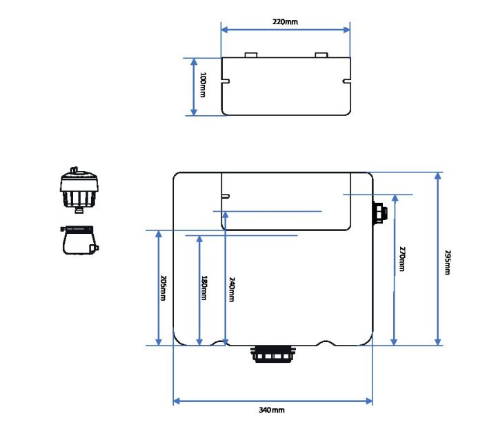 Scudo Aureon™ Concealed Cistern – Side Inlet