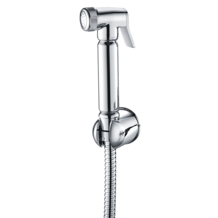 Scudo Rosiers Douche Handset, Flexi Hose & Holder, Chrome