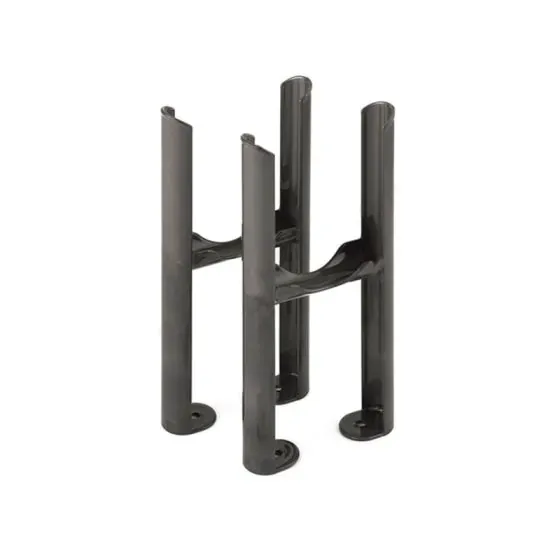 Scudo Foundry Column Radiator Insertable Feet, 2 Column, Pair — Raw Metal
