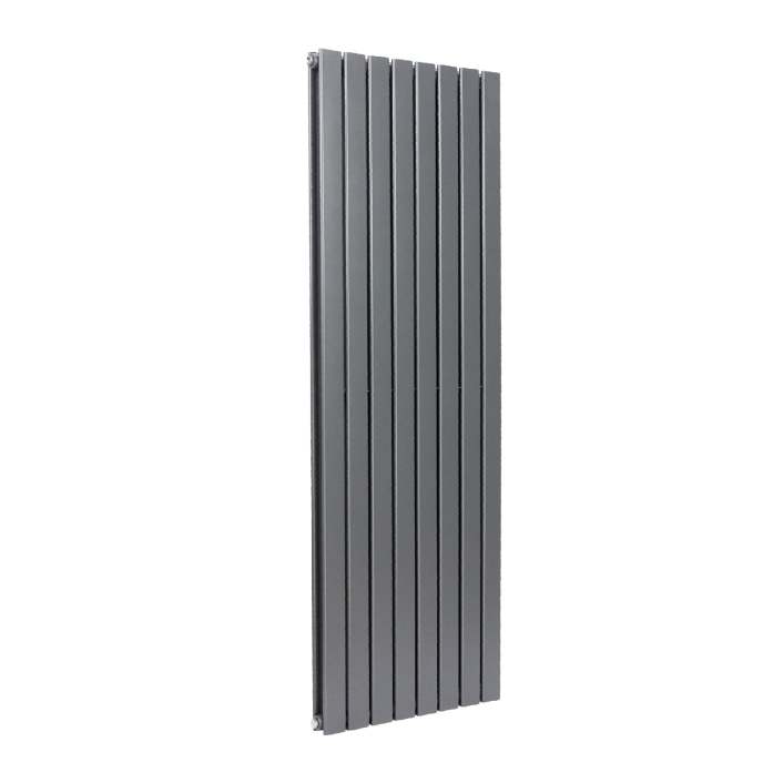 Scudo Bravo Designer Radiator, Double Panel, 1800 x 476mm — Anthracite