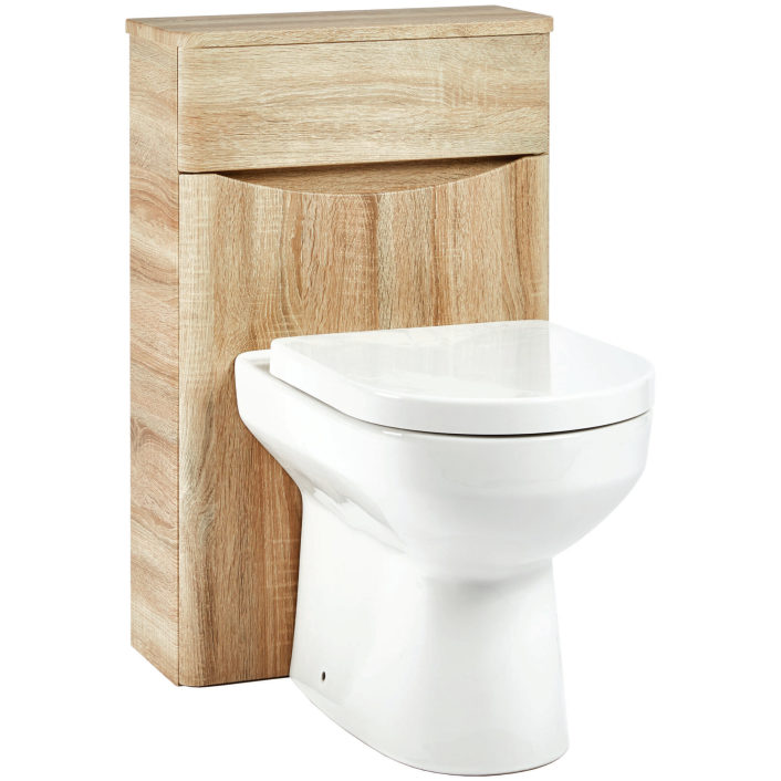 Scudo Bella WC Unit, Davos Oak — 500mm