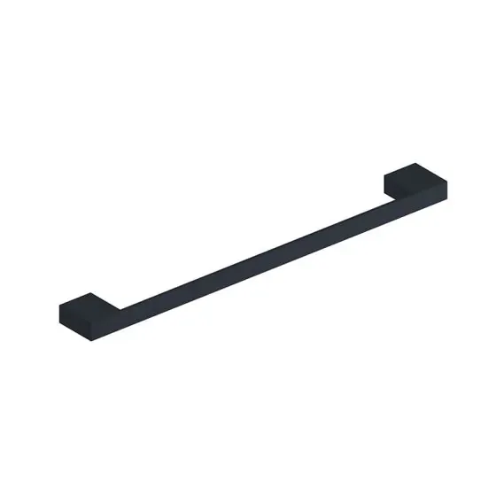 Scudo Ravenna Towel Bar, Black — 60cm