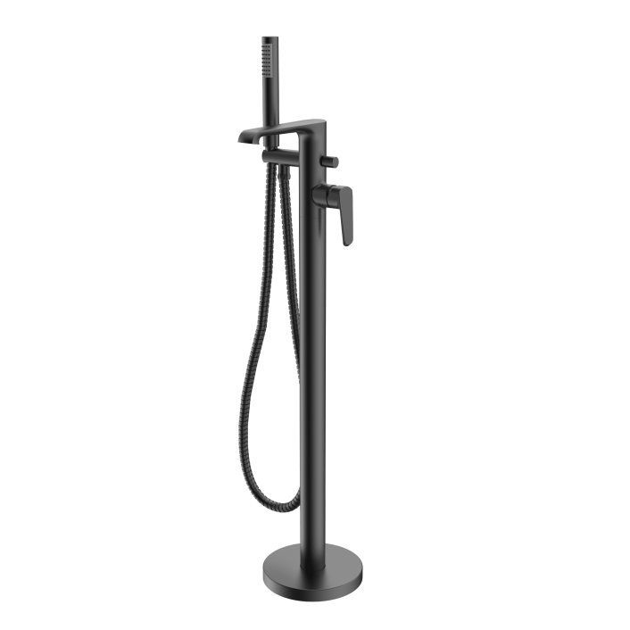 Scudo Montana Freestanding Bath Shower Mixer, Gunmetal