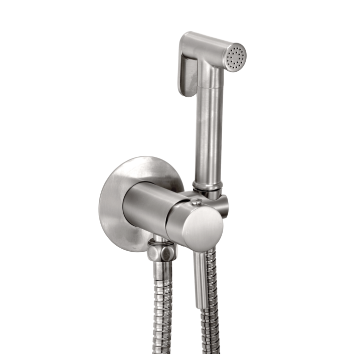 Scudo Rosiers Integrated Douche Valve, Brushed Nickel