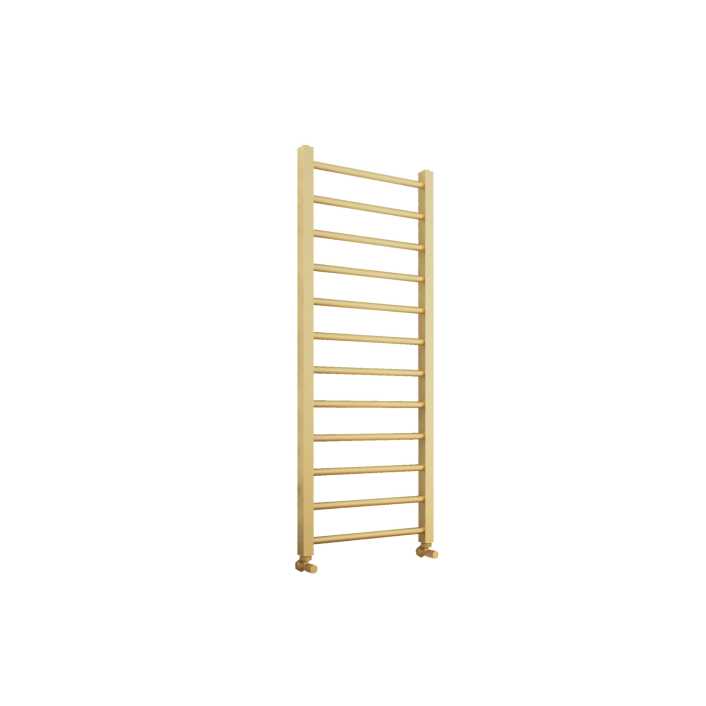 Scudo Vibe Towel Rail, 1200 x 500 — Brushed Brass