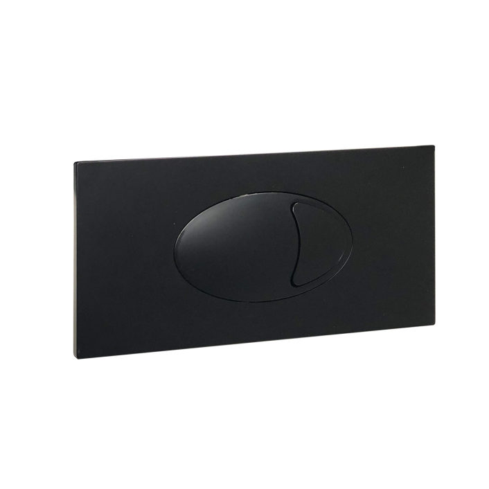 Scudo Noir™ Grande Dual Flush Plate & Access Panel – 240 × 120mm