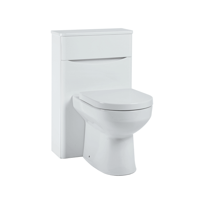 Scudo Bella WC Unit, Matt Grey — 500mm