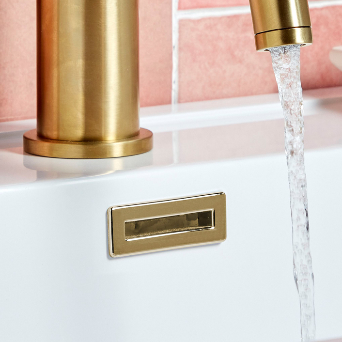 Scudo Purelle Brass Rectangle Overflow Insert