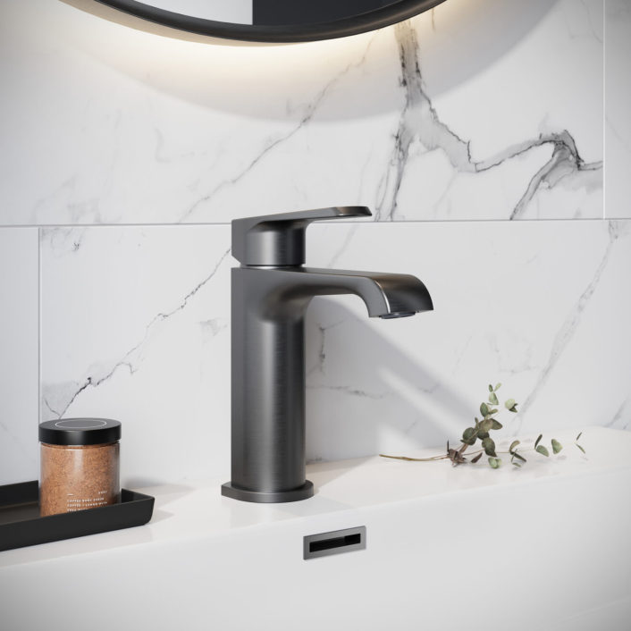 Scudo Montana Basin Mono Tap, No Waste, Gunmetal