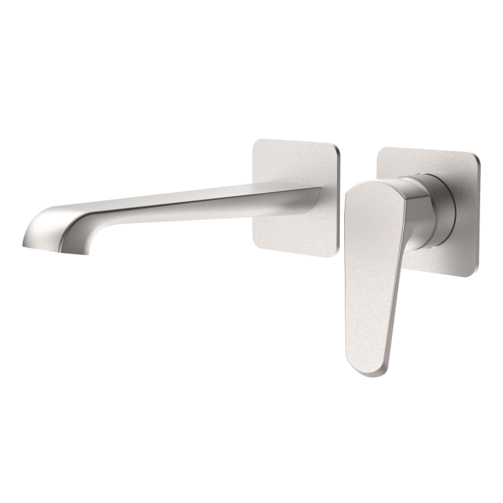 Scudo Montana Wall Mounted Basin Filler, Matt Black