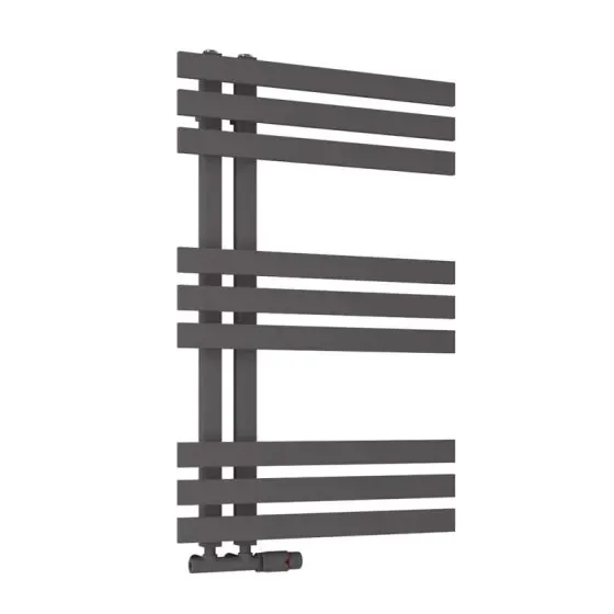 Scudo Elizabeth Designer Towel Rail, 800 x 500 — Anthracite