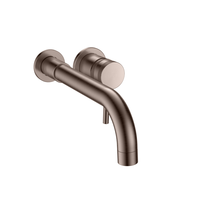 Scudo Core Wall Mounted Basin Tap & Filler, Brushed Bronze