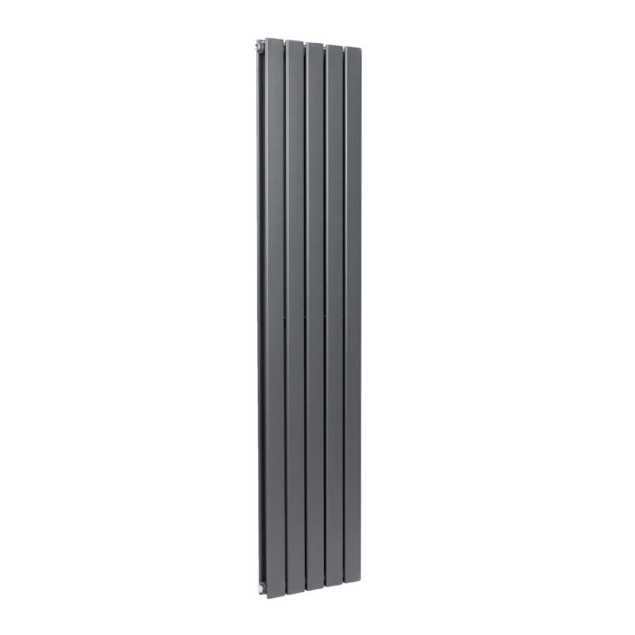 Scudo Bravo Designer Radiator, Double Panel, 1800 x 340mm — Anthracite