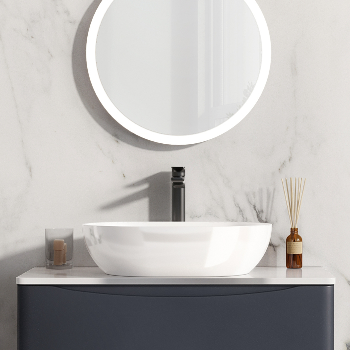 Scudo Bella Solid Surface Countertop — 500mm