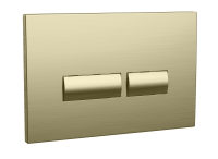 Scudo Aurum™ Square Flush Button – Brushed Brass