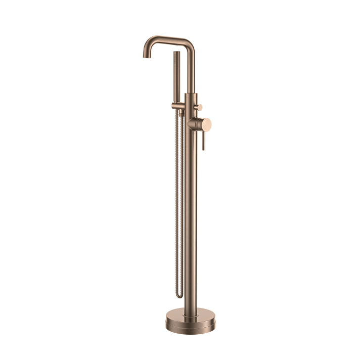 Scudo Core Freestanding Bath Shower Mixer, Black