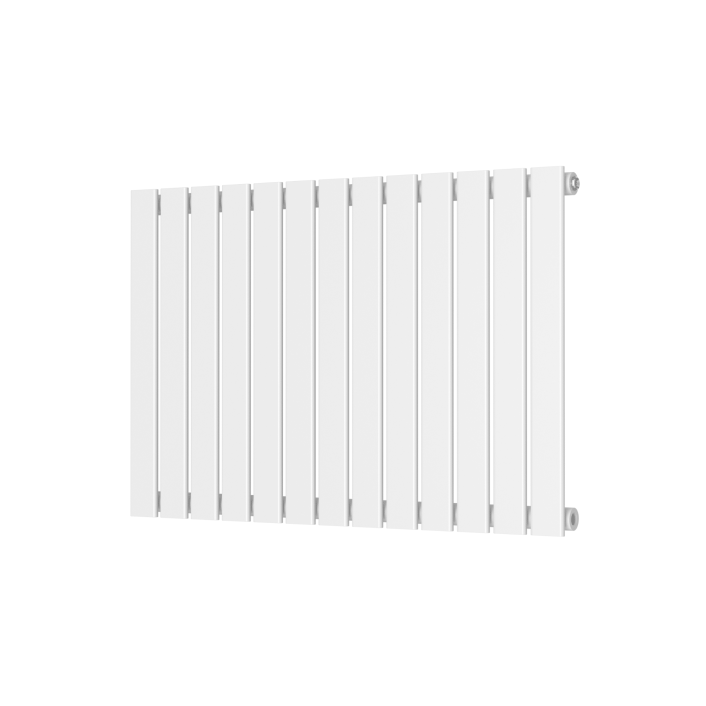 Scudo Bravo Designer Radiator, Single Panel, 600 x 410mm — White