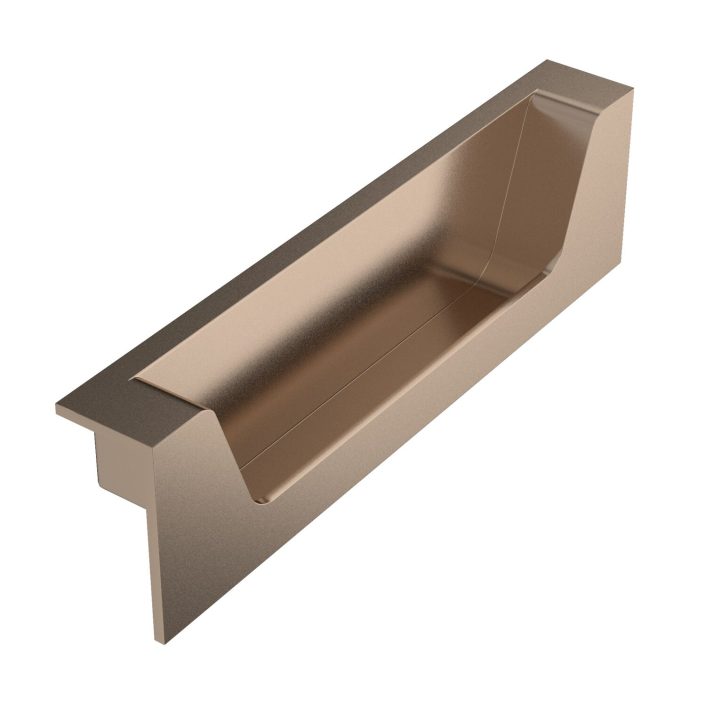 Scudo Aubrey Handle, Brushed Bronze Pair