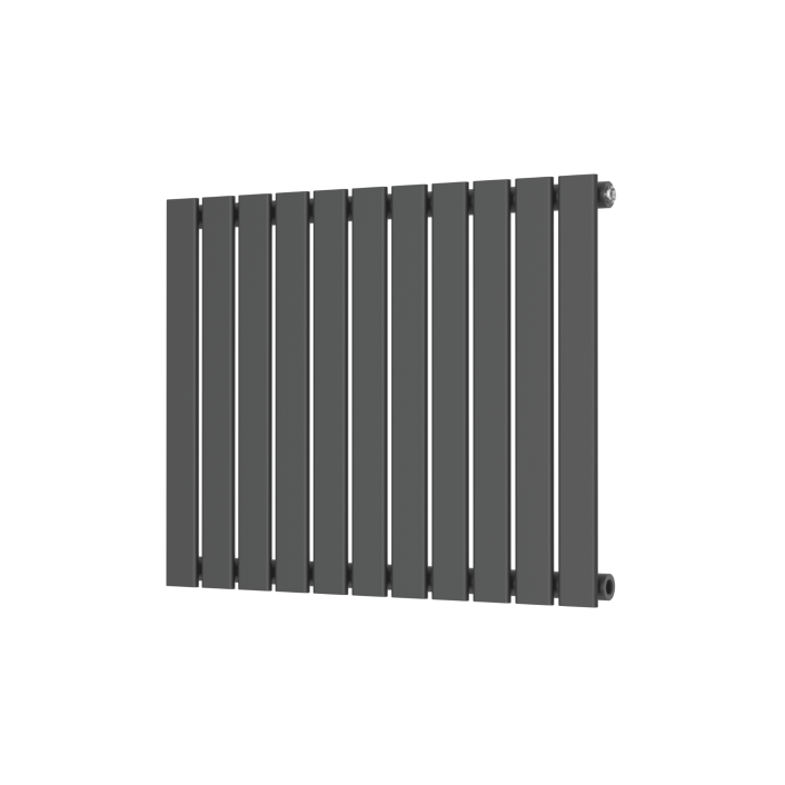 Scudo Bravo Designer Radiator, Single Panel, 600 x 410mm — White