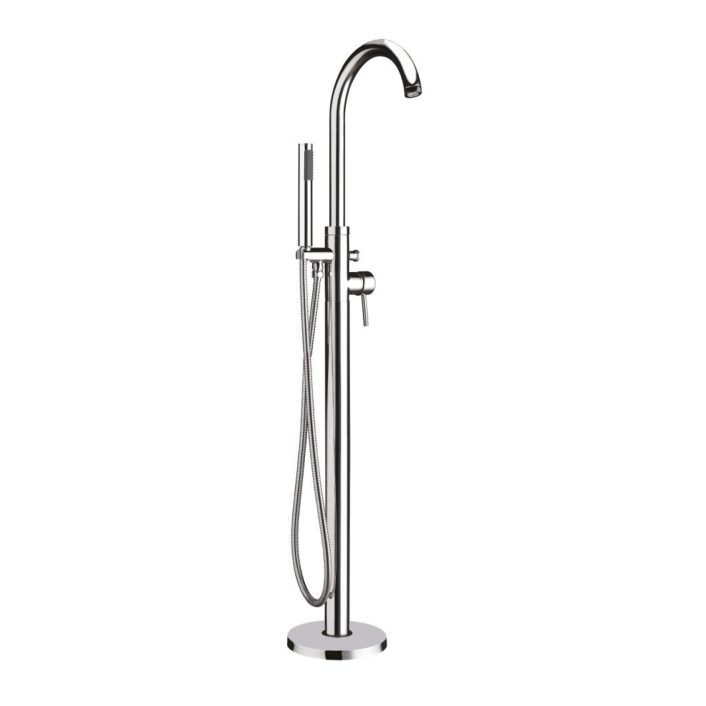 Scudo Premier Freestanding Bath Tap, Chrome