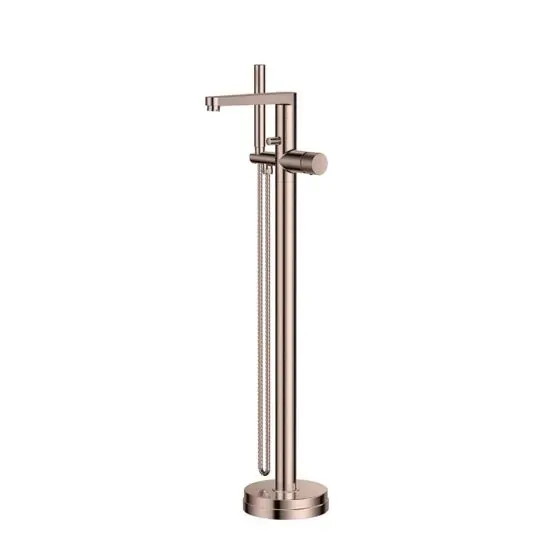Scudo Koko Freestanding Basin Mixer, Brushed Bronze