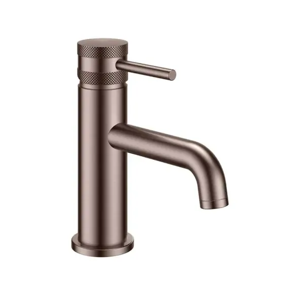 Scudo Core Mono Basin Mixer, Brushed Bronze