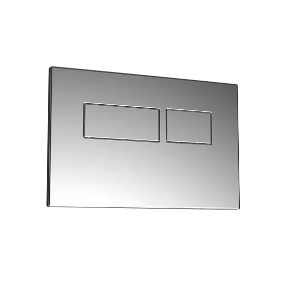 Scudo Linea™ Square Flush Button – Chrome