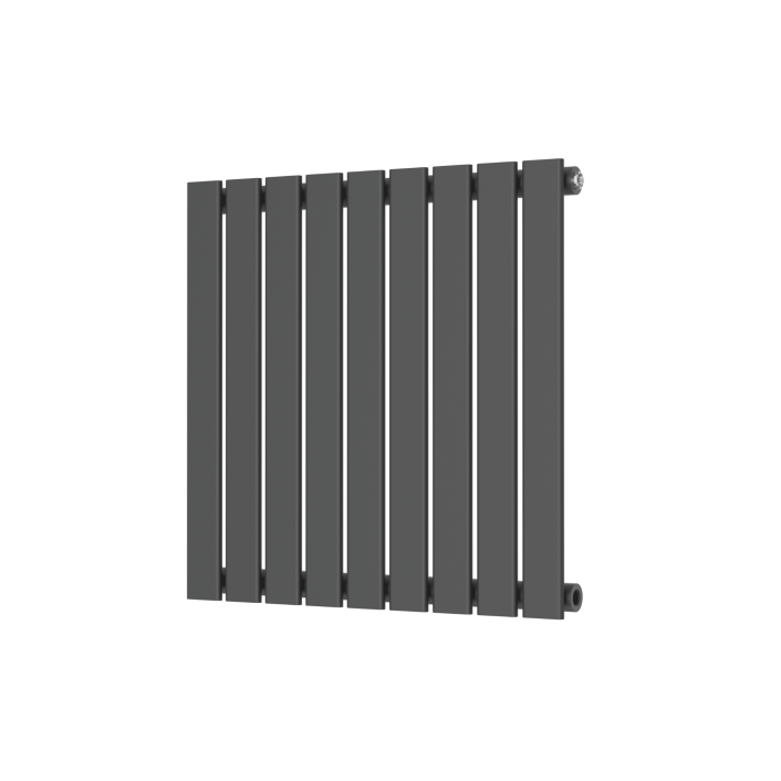Scudo Bravo Designer Radiator, Single Panel, 600 x 410mm — White