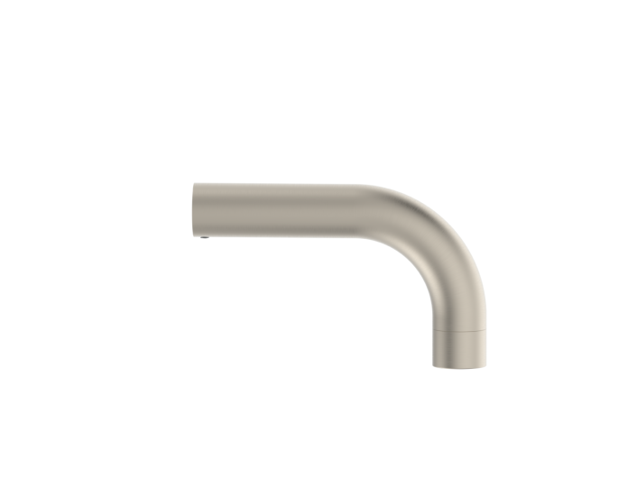Scudo Core Cloakroom Basin Tap, 140mm Spout, Brushed Nickel
