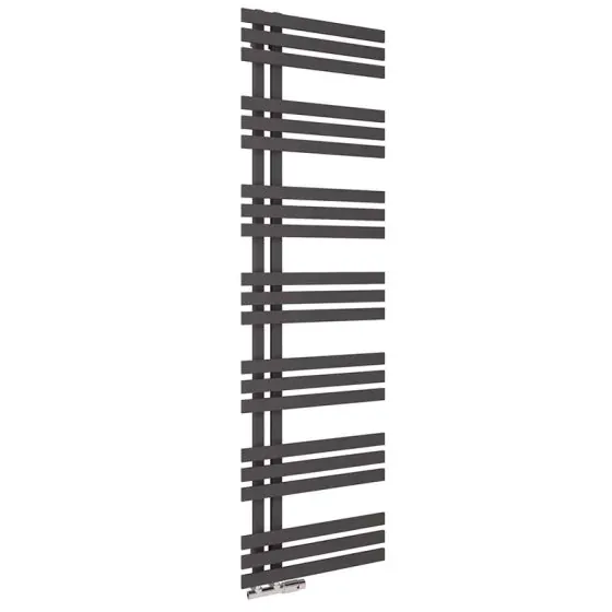 Scudo Elizabeth Designer Towel Rail, 1800 x 600 — Anthracite