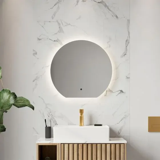 Scudo Alba LED Mirror, 600 x 560mm
