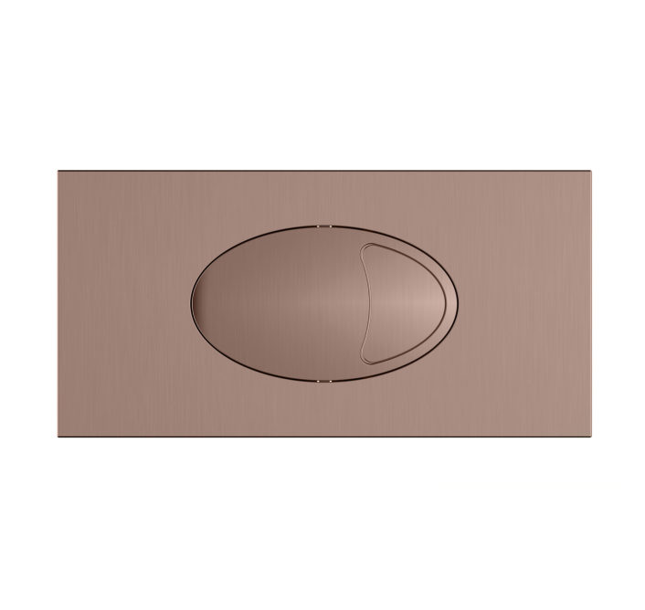 Bronze Élégance™ Grande Dual Flush Plate & Access Panel – Bronze – 240 × 120mm