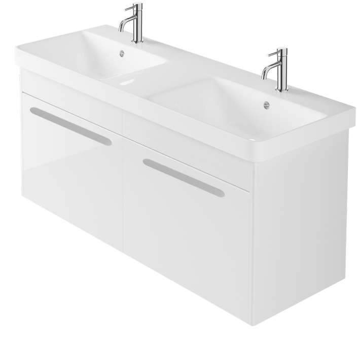 Zaneti Senza Pro Wall Hung Unit 1200mm Gloss White