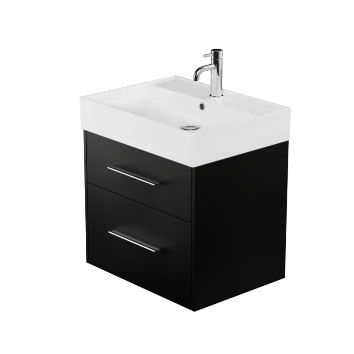 Zaneti Montana Wall Hung (inc Basin) Unit 600mm Aurora