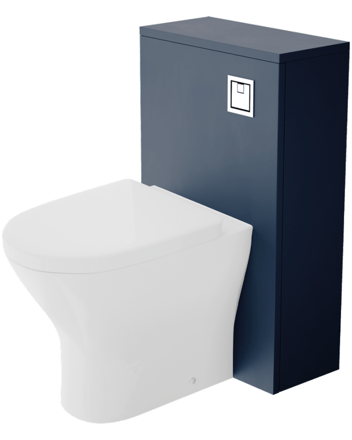 Zaneti Soho/Series WC Unit 500mm Henley Blue