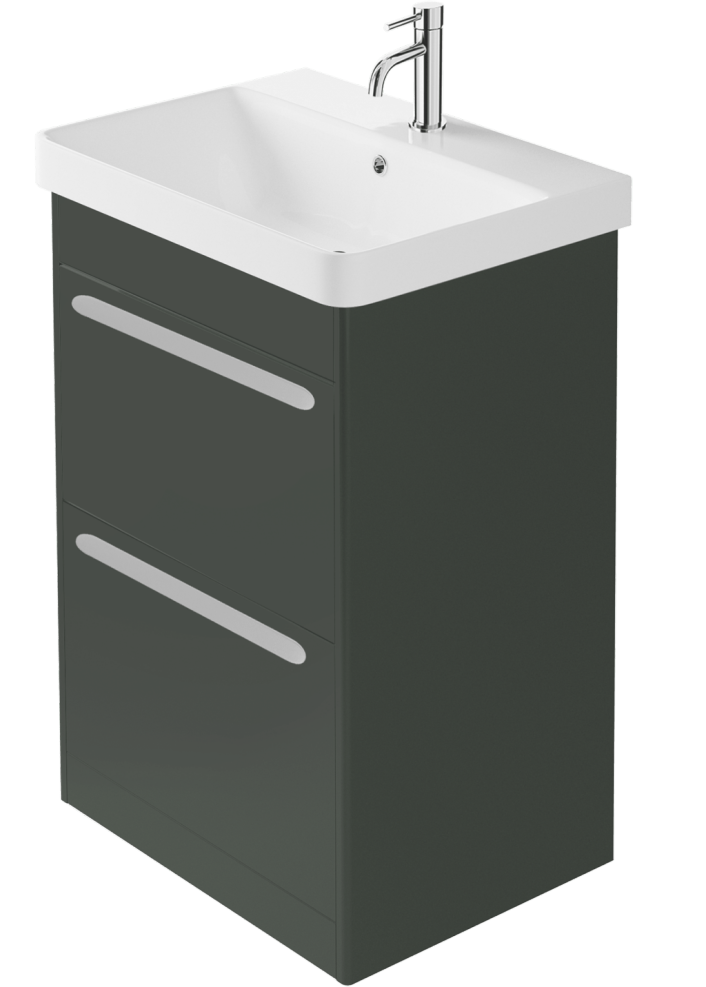 Zaneti Senza Pro Floor Drawer Boston Unit 600mm Green