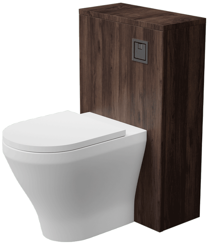 Zaneti Modular WC Unit 500mm Walnut