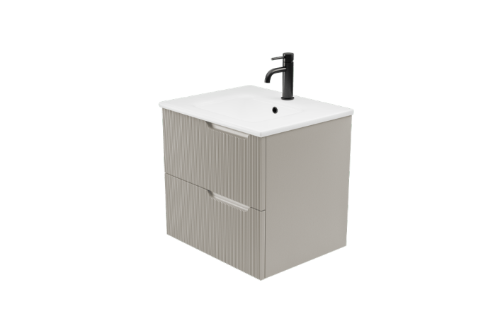 Zaneti Concept Wall Hung Basin Unit 600mm Cashmere
