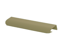 Zaneti Sleek Pull Handle 150mm Olive
