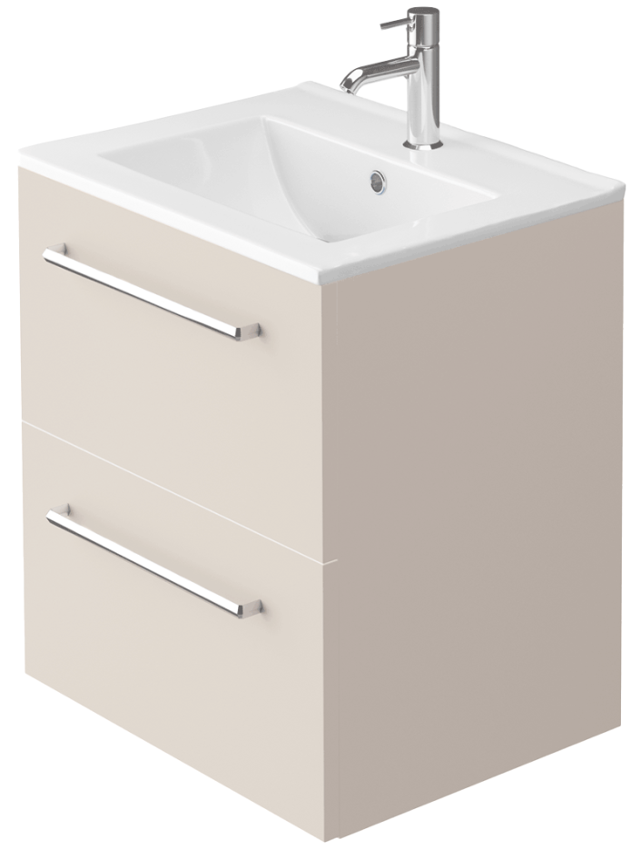 Zaneti Kolour Wall Hung Unit 500mm Cashmere