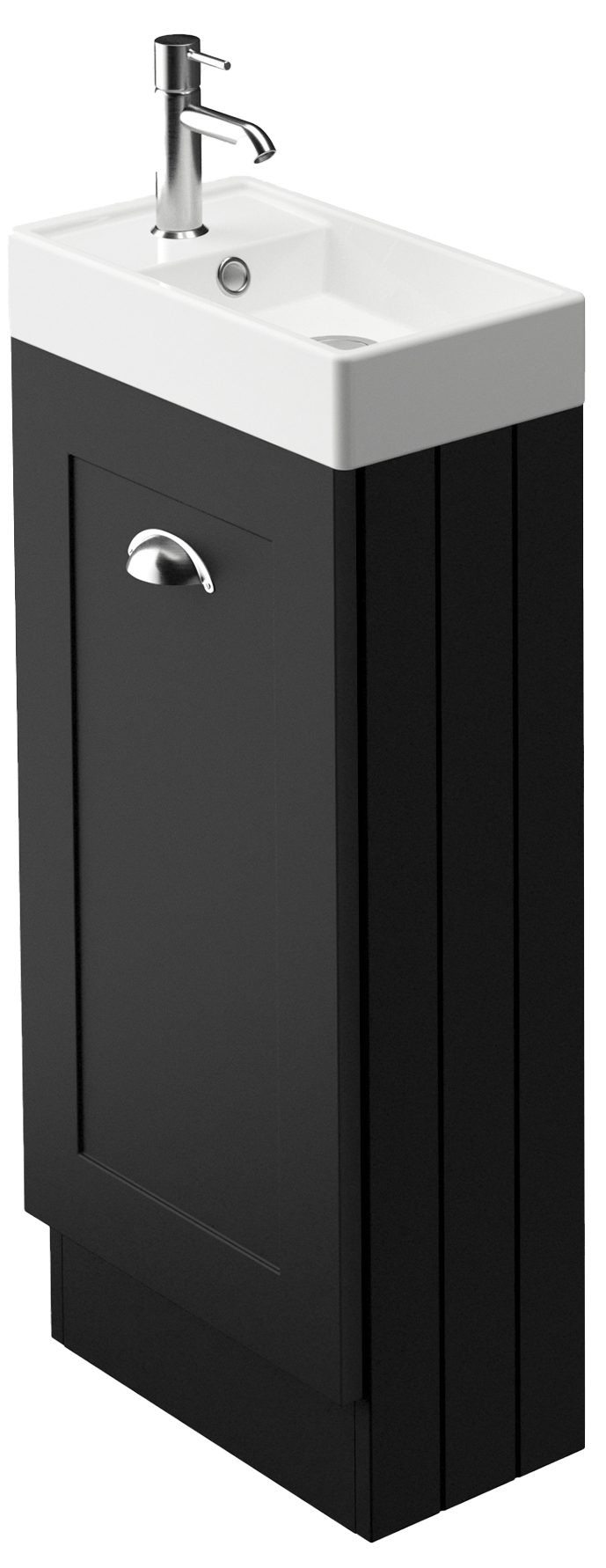 Zaneti Clarity Cloaks Unit 400mm Black